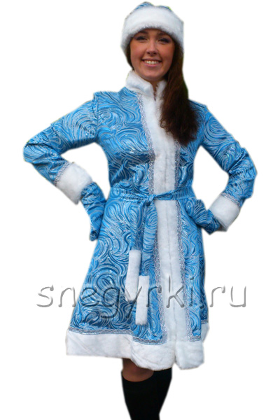 Костюм Снегурочки голубой (№25)