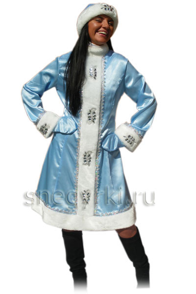 Костюм Снегурочки голубой (№ 12)