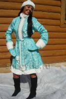 Костюм Снегурочки бирюзовый (№ 14)