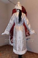 Костюм Снегурочки серебряный (№19)