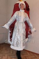 Костюм Снегурочки серебряный (№19)