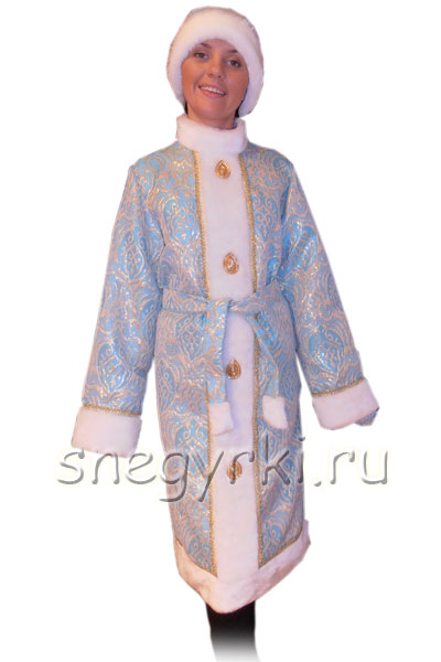 Костюм Снегурочки золотистый (№22)